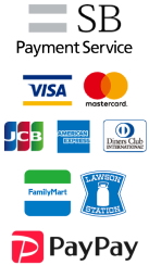 ソフトバンクペイメントサービス,VISA,master,JSB,AMERICAN EXPRESS,Diners Club,FamilyMart,LAWSON,PayPay